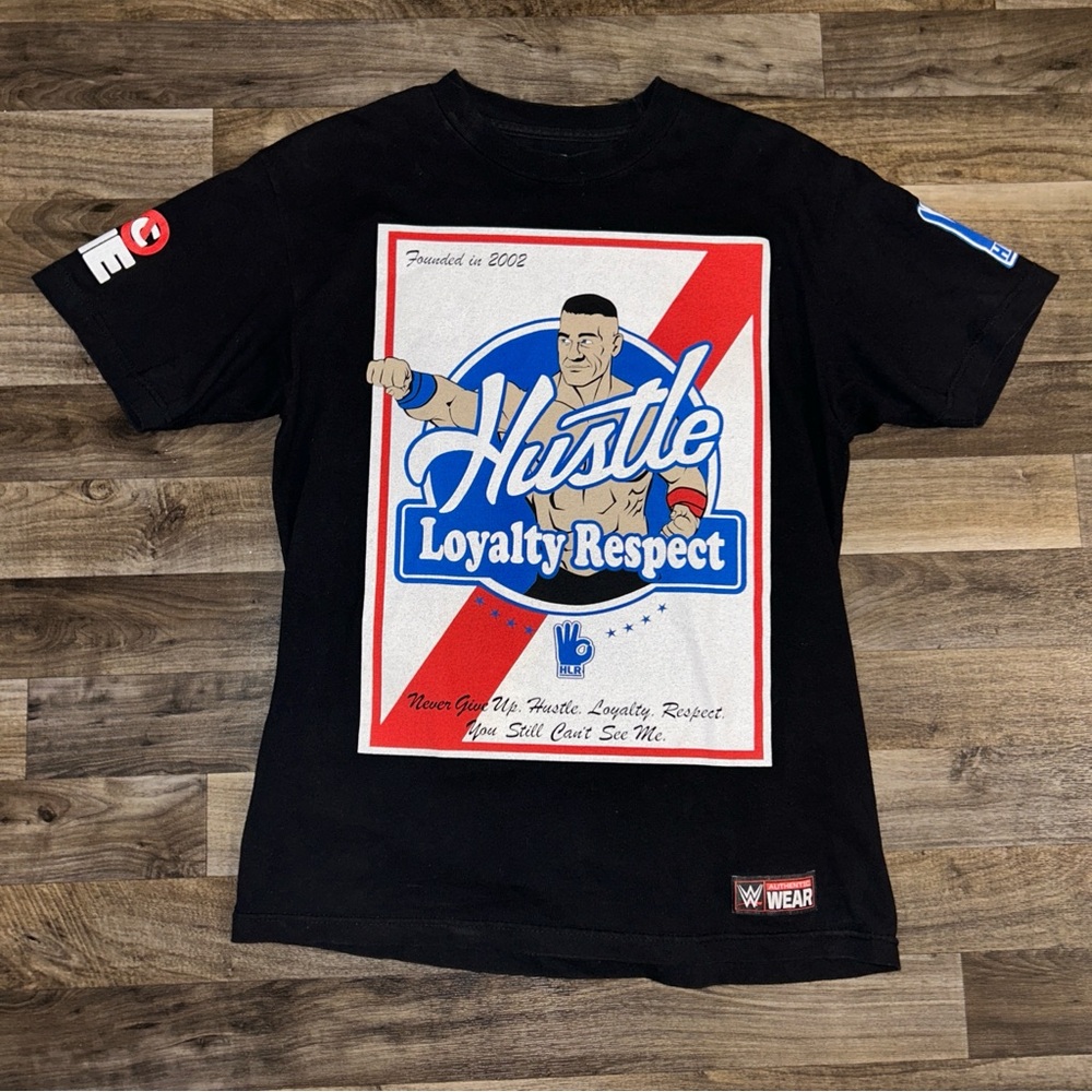 John Cena “Hustle Loyalty Respect” Graphic T-Shirt – Black – Men’s M